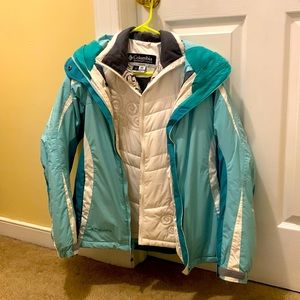 Columbia 3-in-1 Womens jacket size small.